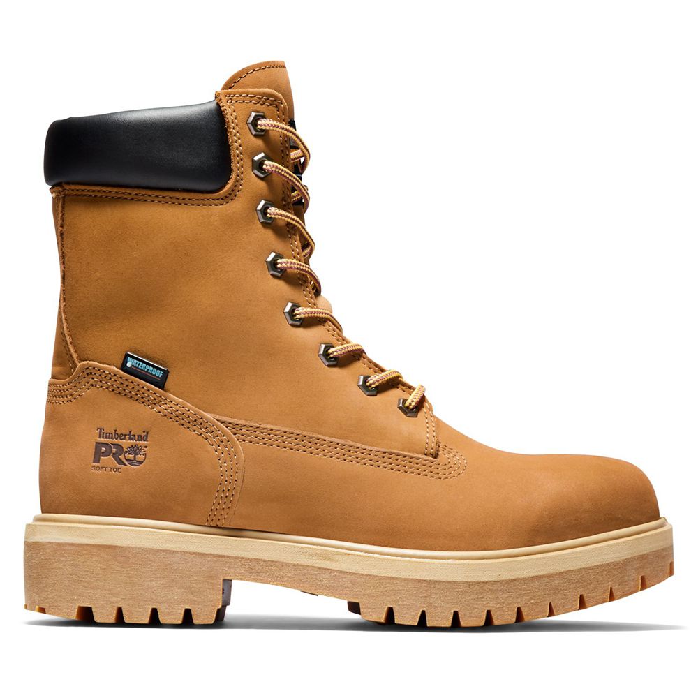 Bocanci Pro Timberland Barbati Maro - Direct Attach 8\" Soft Toe - Romania - CZNDBV560